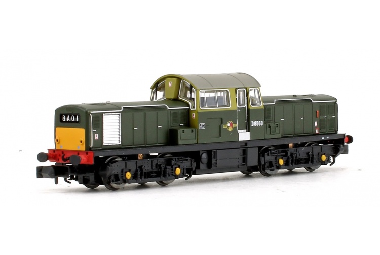 EFE Rail E84503 Class 17 D8560 BR Green (Small Yellow Panels) Front Left