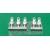Springside LNER head and tail lamps - white (Pack of 5)